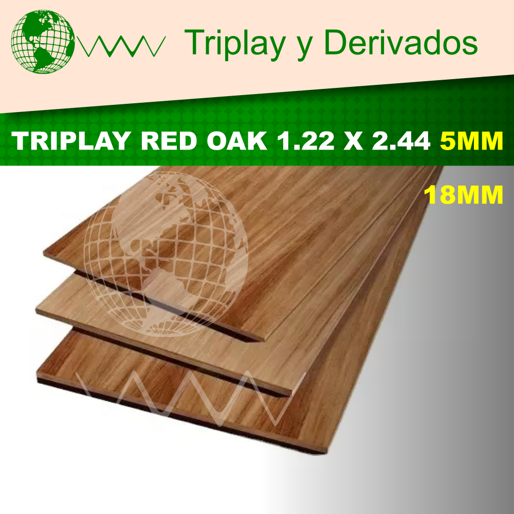 Triplay Red OAK